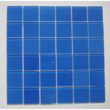 Blaue Mosaik-Glas-Schwimmbad-Fliese (TM8023)